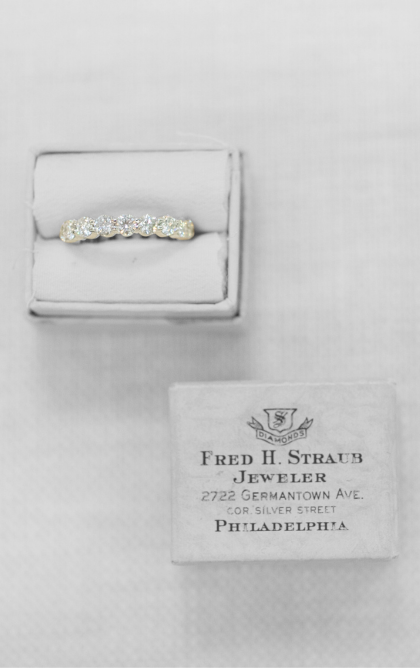 B&W Fred Straub Diamond Ring in Box